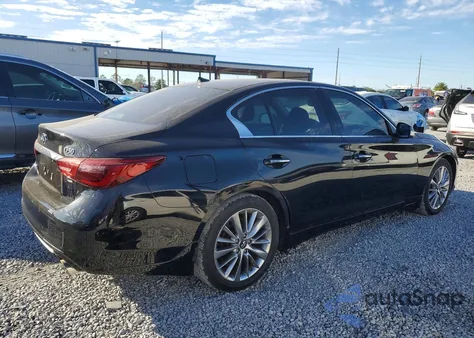 2018 Infiniti Q50 Luxe z USA, uszkodzony, nr VIN JN1EV7AP4JM350109